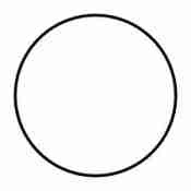 Circle shows a whole object.