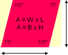 How to find the Area of a Rhombus.