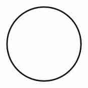 Circle shows a whole object.